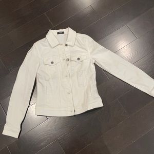 Theory white jean jacket